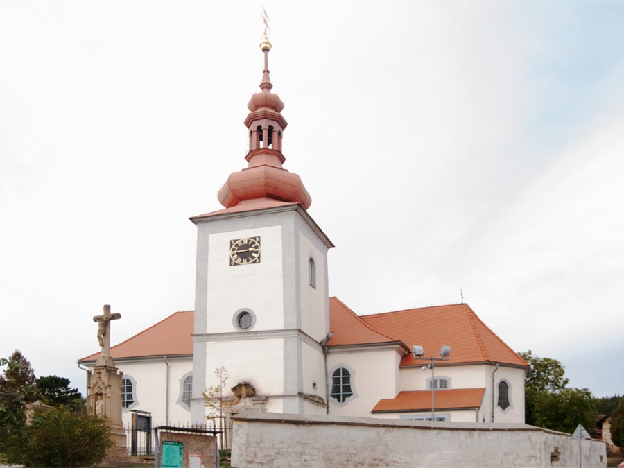 Rekonstrukce kostela sv. Bartoloměje v Chodovicích.