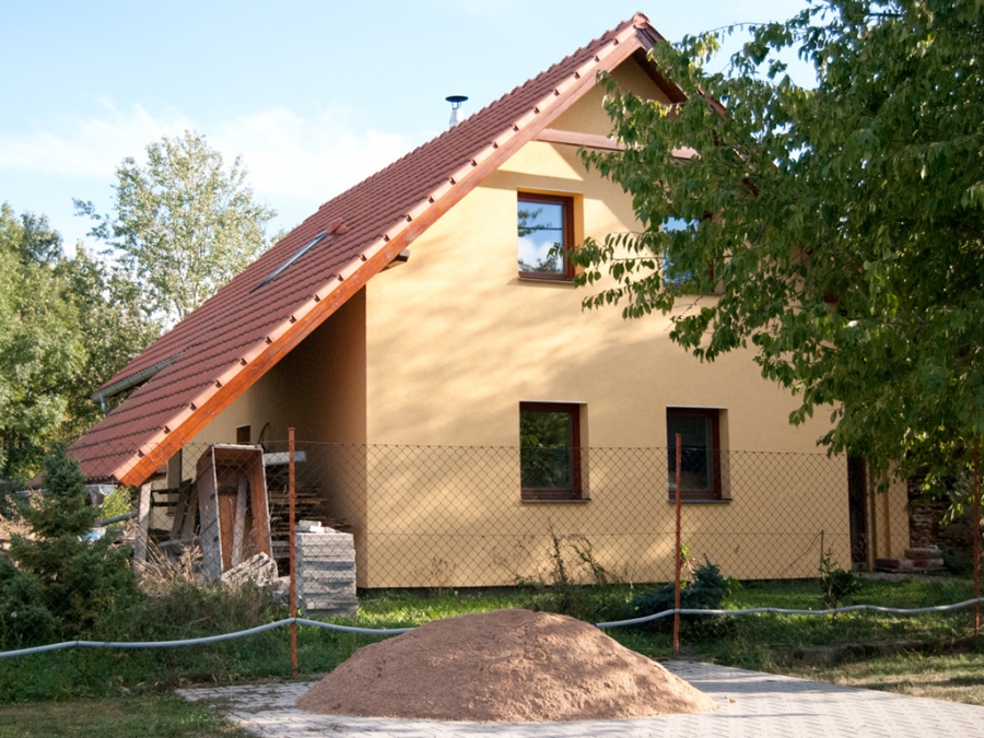 Zateplení rodinného domu ve Smržově.